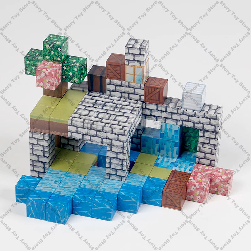 Bloc de construction magnétique