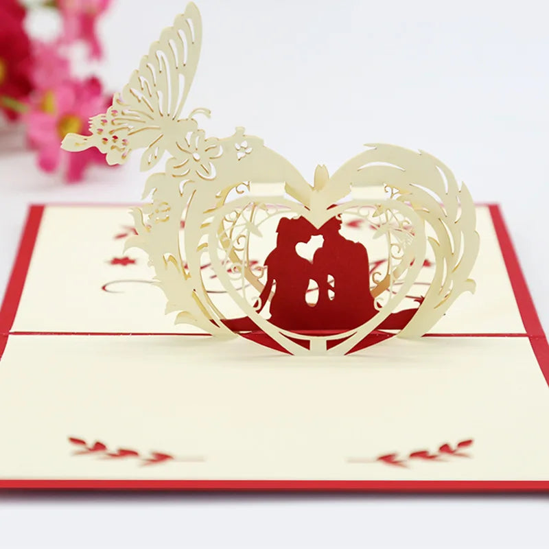 Carte postale pop up