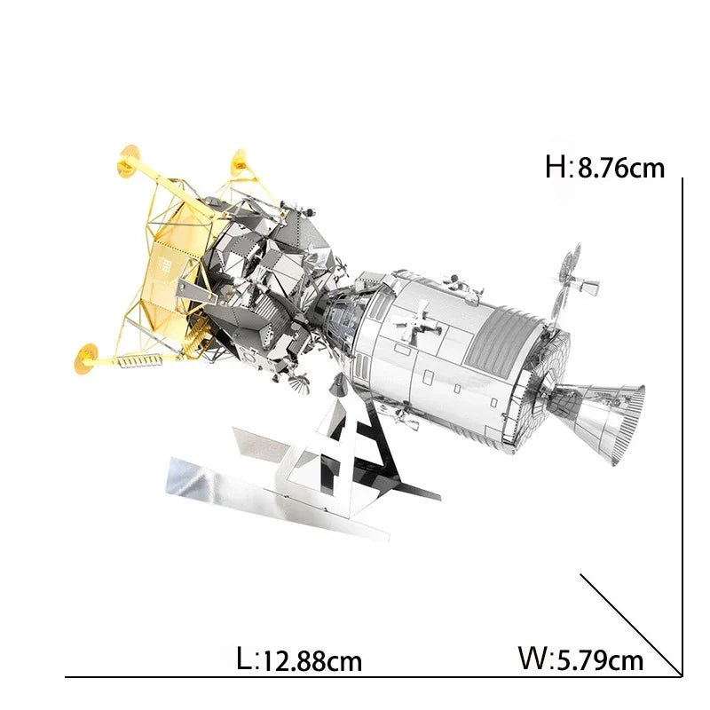 Exploration spatiale 3D Puzzle en métal navette Hubble télescope spatial Mars Rover modèle jouet pour enfants Puzzle créatif cadeau jouets