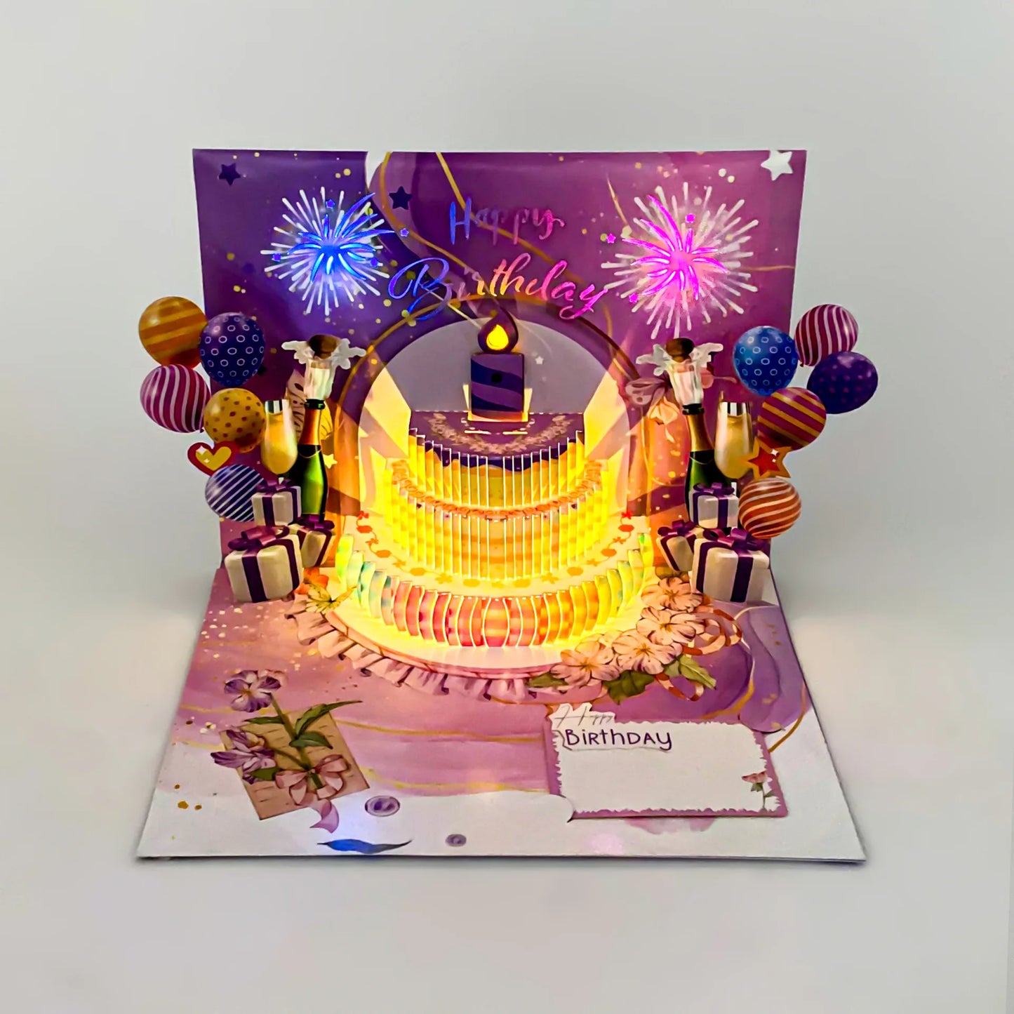 Carte pop up anniversaire