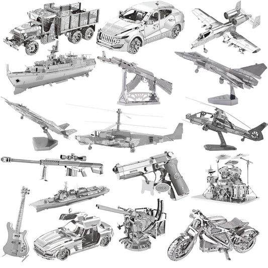 Kits de modèles de Puzzle en métal 3D, bricolage, découpé au Laser, jouet pour enfants