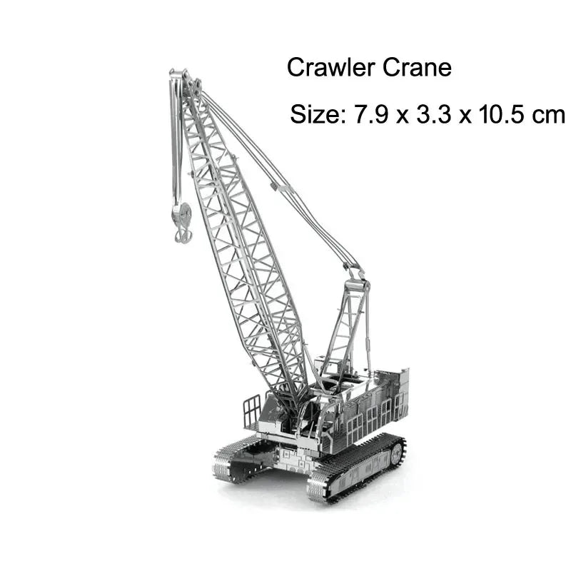 Puzzle 3D en métal, camion mélangeur, véhicule d'ingénierie, bricolage, modèle d'assemblage fait à la main, jouets pour adultes et enfants