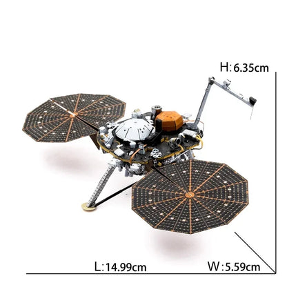Exploration spatiale 3D Puzzle en métal navette Hubble télescope spatial Mars Rover modèle jouet pour enfants Puzzle créatif cadeau jouets